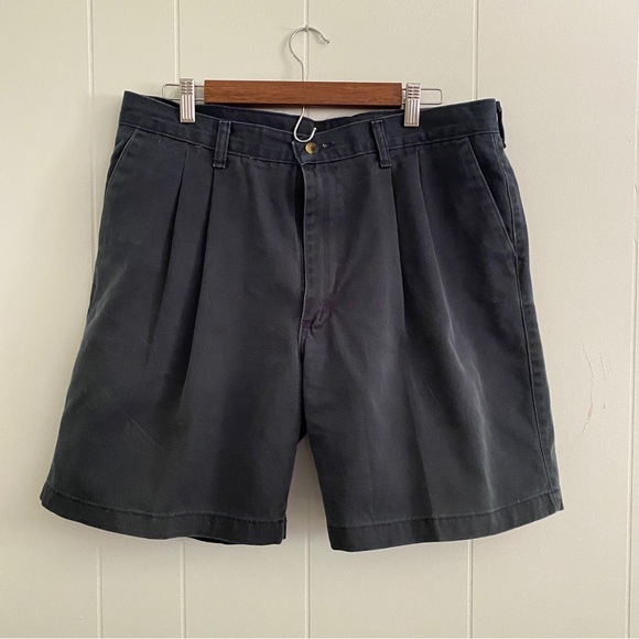 Timber Creek by Wrangler Men’s Navy Front Pleated Shorts. Size 36 - Picture 1 of 10
